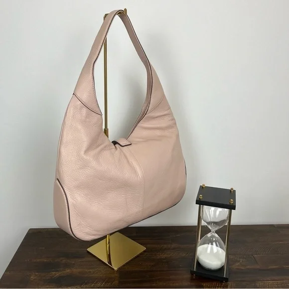 G.I.L.I. Classic Hobo Pebbled Leather in Blush. NWOT. Large #361 - Picture 7 of 12